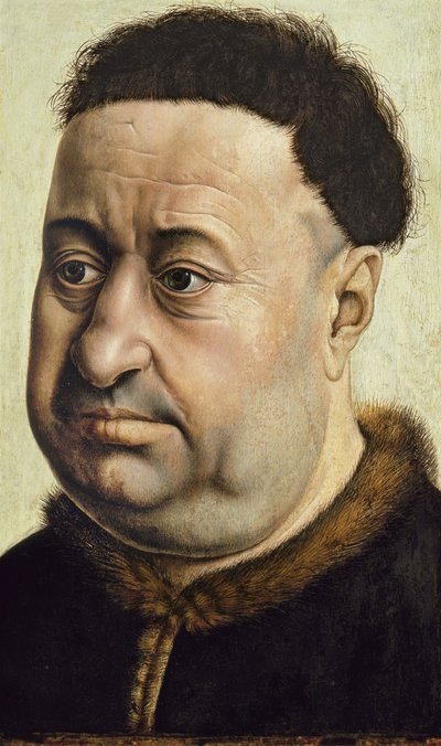 Portræt af en mand Robert de Masmines, c.1425 af Robert Campin