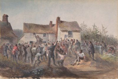 8. september i hjertets indhold, dagen for den vellykkede opsigelse af arbejdet..., 1866. af Robert Charles Dudley