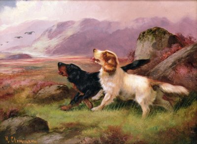 Gundogs (en af et par) af Robert Cleminson