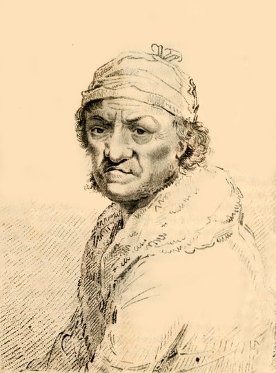 Elias Hoyle, fra Sowerby, Yorkshire - 113 år gammel, 1822. af Robert Cooper