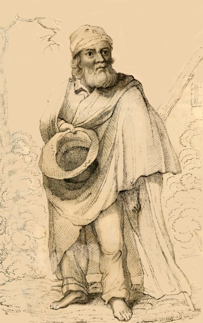 Thomas Hudson, bemærkelsesværdig for sine ulykker, 1821. af Robert Cooper