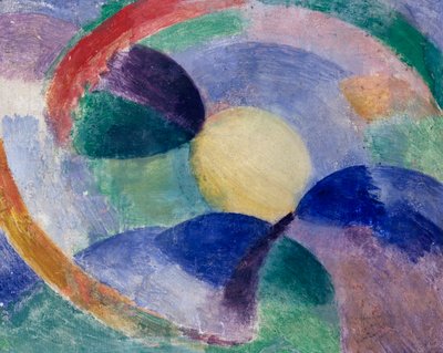 Cirkulære former, måne af Robert Delaunay