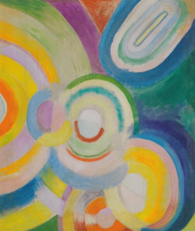 Farvede skiver, 1913. af Robert Delaunay