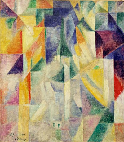 Windows. Maleri af Robert Delaunay (1885-1941), enkaustisk på lærred af Robert Delaunay