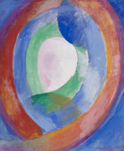 Cirkulære former, måne nr. 1 af Robert Delaunay