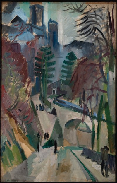 Laon Landskab af Robert Delaunay
