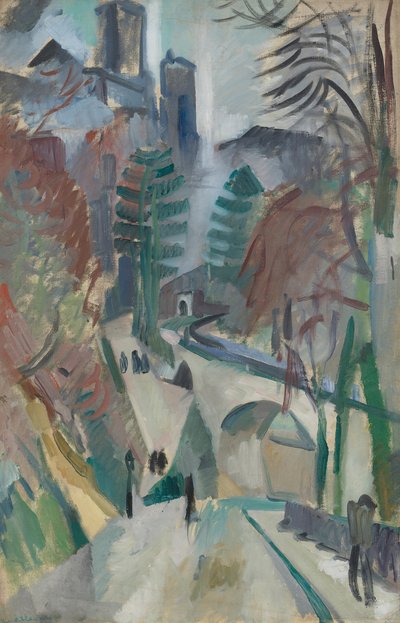 Landskab af Laon, 1912. af Robert Delaunay