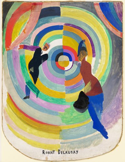 Politisk drama, 1914. af Robert Delaunay