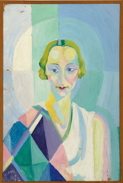 Portræt af Madame Heim af Robert Delaunay