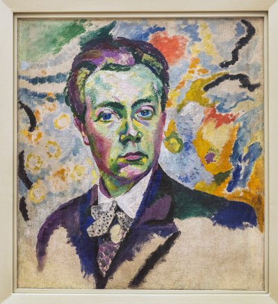 Selvportræt - Delaunay Robert (1885-1941) - Vinter 1905-1906 - Højde: 0,54 m - Længde: 0,46 m - Paris, Centre Pompidou - Musee national d