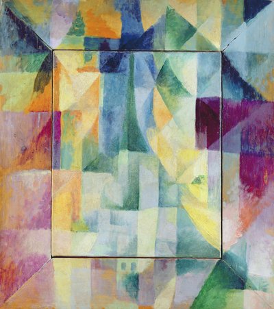 Samtidig vinduer på byen af Robert Delaunay