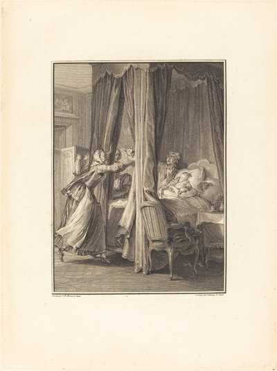Julies død af Robert Delaunay after Jean Michel Moreau