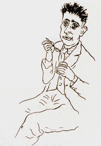 Selvportræt af Robert Desnos