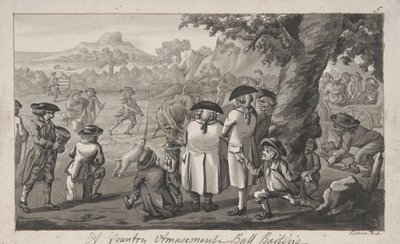 En landlig forlystelse - Bull Baiting af Robert Dighton