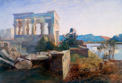 Philae, Egypten, 1800-tallet af Robert Dighton