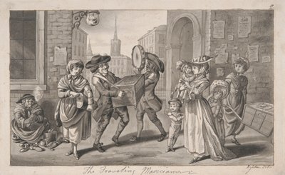 De rejsende musikere af Robert Dighton