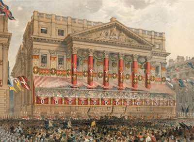 The Mansion House, 7. marts 1863 (kobberstik) af Robert Dudley