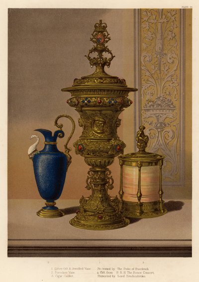 Bryllupsgaver (chromolitho) af Robert Dudley