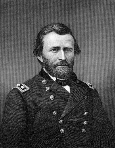 Ulysses S Grant, amerikansk general og 18. præsident i USA, 1800-tallet af Robert E Whitechurch