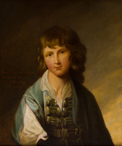 Portræt af Henry Simpson Bridgeman (1757-1782) som dreng, ca. 1767-77 (olie på lærred) af Robert Edge Pine