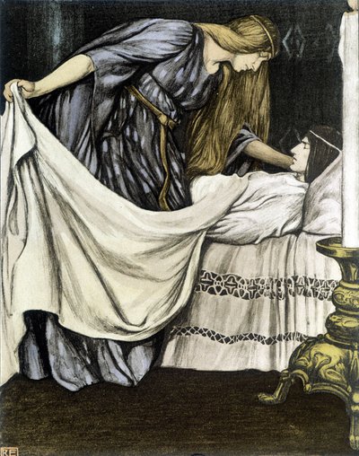 The Death of Tristan - i "" The Roman of Tristan and Iseult"", af Robert Engels af Robert Engels