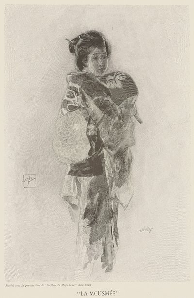 La Mousmee, illustration fra 