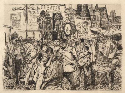 En illustration, 1883. af Robert Frederick Blum