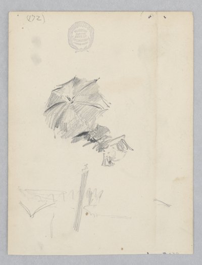 Kunstner skitsering af Robert Frederick Blum