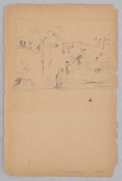 Coney Island, Brooklyn, NY af Robert Frederick Blum