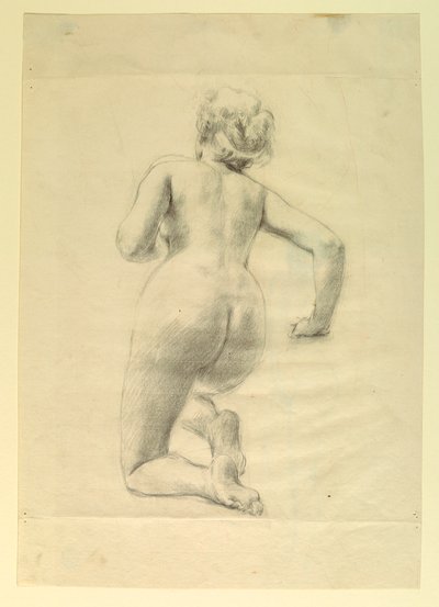 Tegning, figurstudie af Robert Frederick Blum