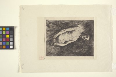Figur af en mand (blæk) af Robert Frederick Blum
