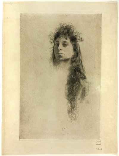 En piges hoved af Robert Frederick Blum