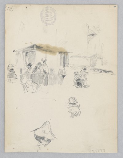 Markedsscene af Robert Frederick Blum