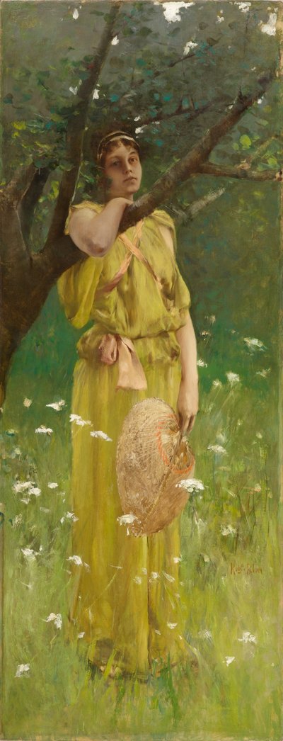 Reverie, ca. 1883-1884 (olie på lærred) af Robert Frederick Blum