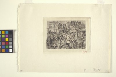 Scene At A Circus (blæk) af Robert Frederick Blum