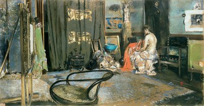 Robert F. Blums atelier af Robert Frederick Blum