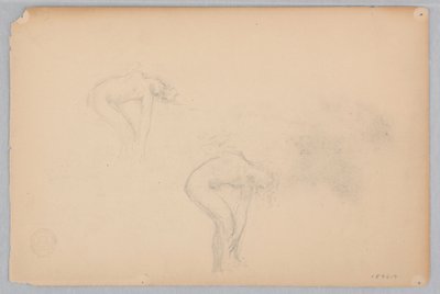 Studie for en dansende kvinde, "Moods to Music," Mendelssohn Glee Club, New York, NY af Robert Frederick Blum