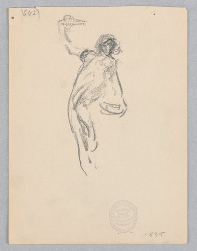 Studie for en dansende kvinde, "Moods to Music," Mendelssohn Glee Club, New York, NY af Robert Frederick Blum