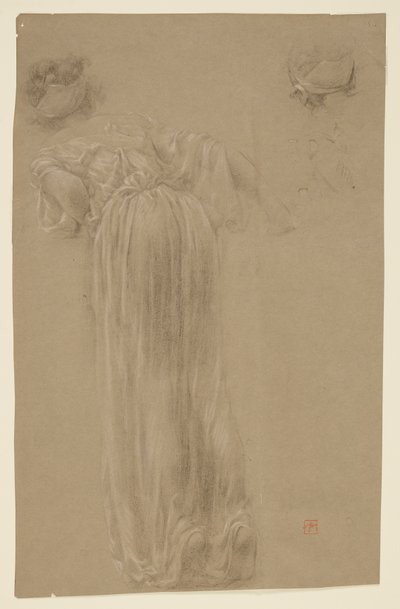 Studie for en kvinde, "Vintage Festival," Mendelssohn Glee Club, New York, NY af Robert Frederick Blum