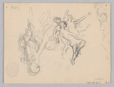 Studie for dansende kvinder, "Moods to Music," Mendelssohn Glee Club, New York, NY af Robert Frederick Blum