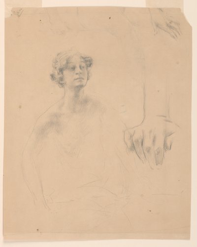 Studie for kvinde, "Vintage Festival," Mendelssohn Glee Club, New York, NY af Robert Frederick Blum