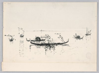 Udsigt over Venedig, Italien af Robert Frederick Blum