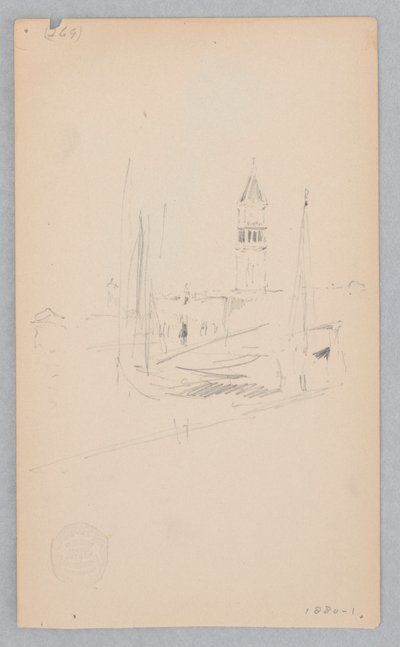 Udsigt over Venedig, Italien af Robert Frederick Blum