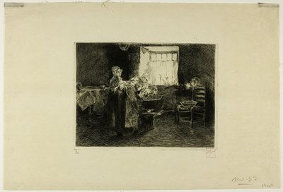 Vaskedag af Robert Frederick Blum