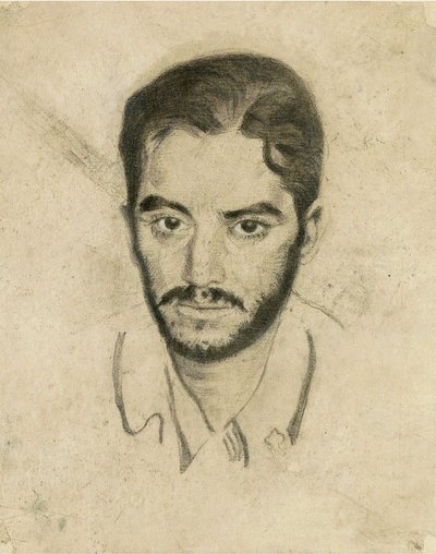 Selvportræt, ca. 1905. af Robert Genin