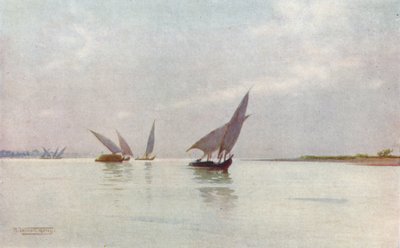 A Silvery Day on the Nile, c1880, 1904 af Robert George Talbot Kelly