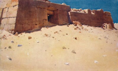 Mastaba under den anden pyramide, c1880, 1904 af Robert George Talbot Kelly