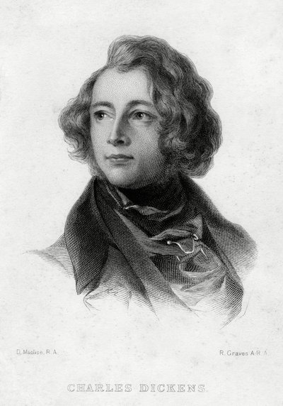 Charles Dickens, engelsk forfatter, c1870