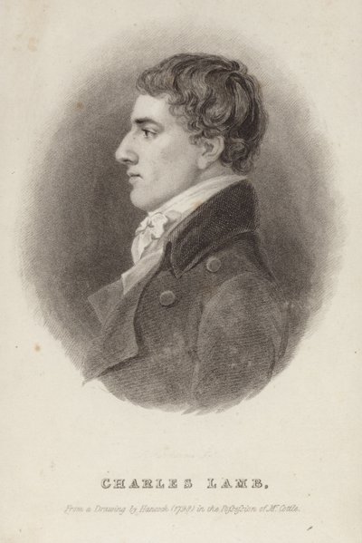 Portræt af Charles Lamb af Robert Hancock