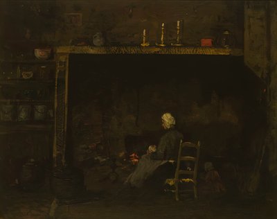 Normandiets interiør, 1899. af Robert Henri